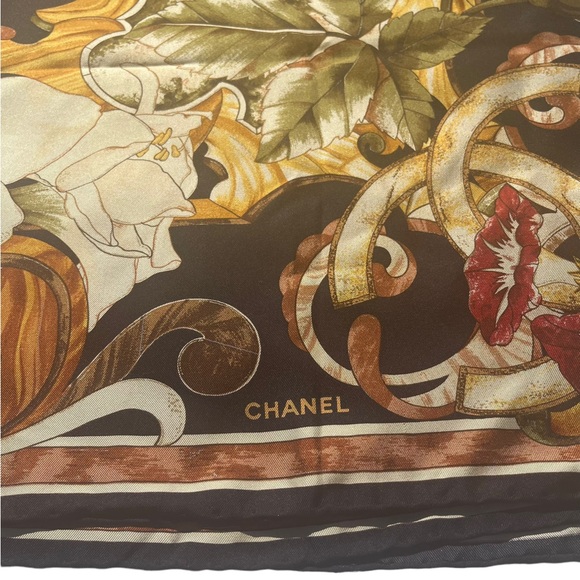 Authentic Chanel Silk Scarf - Picture 11 of 12